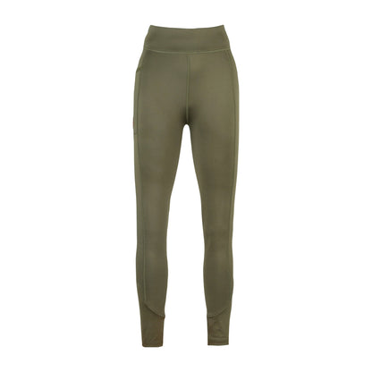 Olive - Front - Jack Pyke Womens-Ladies Utility Leggings