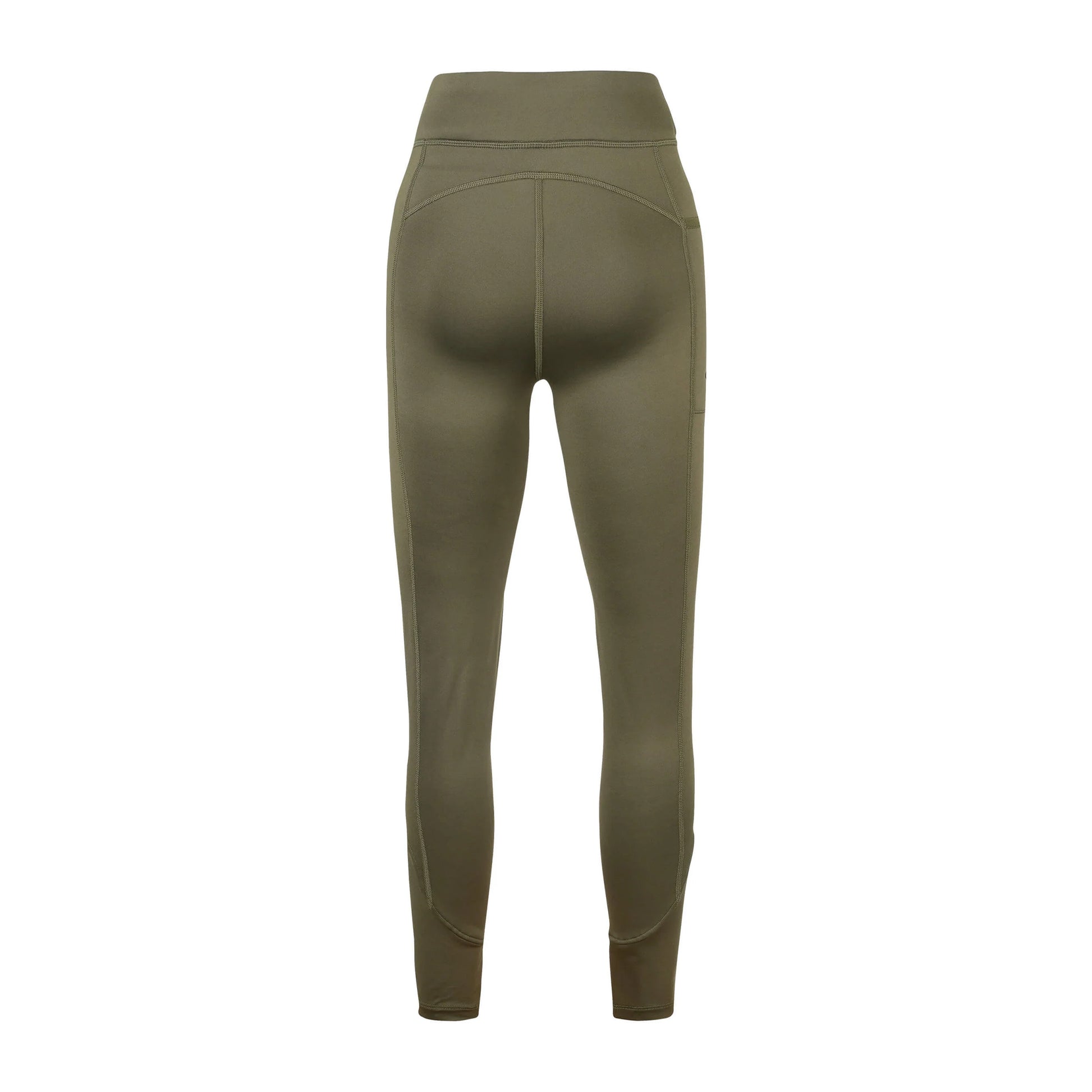 Olive - Back - Jack Pyke Womens-Ladies Utility Leggings