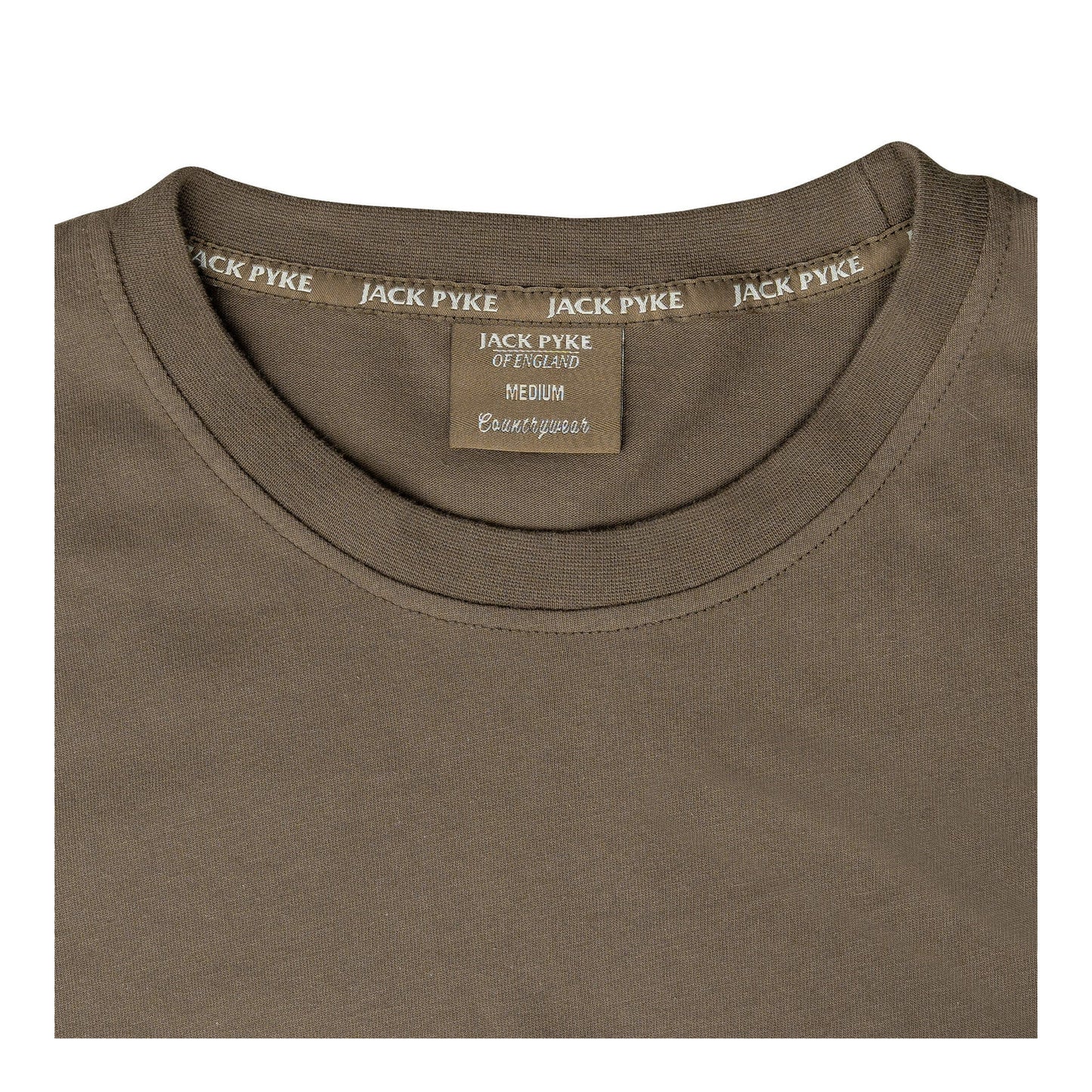 Green - Side - Jack Pyke Mens Cotton T-Shirt