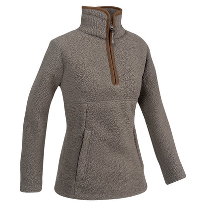 Shitake - Lifestyle - Jack Pyke Womens-Ladies Sherpa Fleece Quarter Zip Fleece