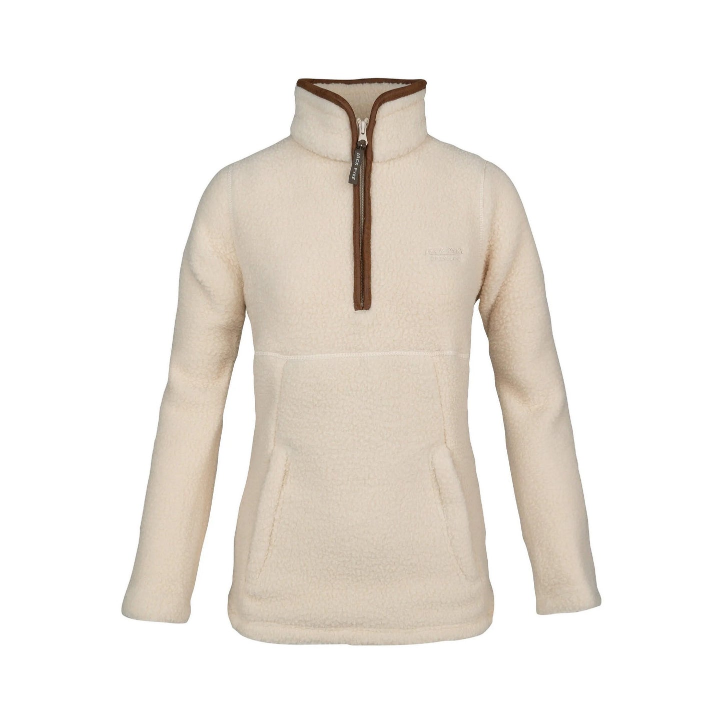 Sailcloth - Front - Jack Pyke Womens-Ladies Sherpa Fleece Quarter Zip Fleece