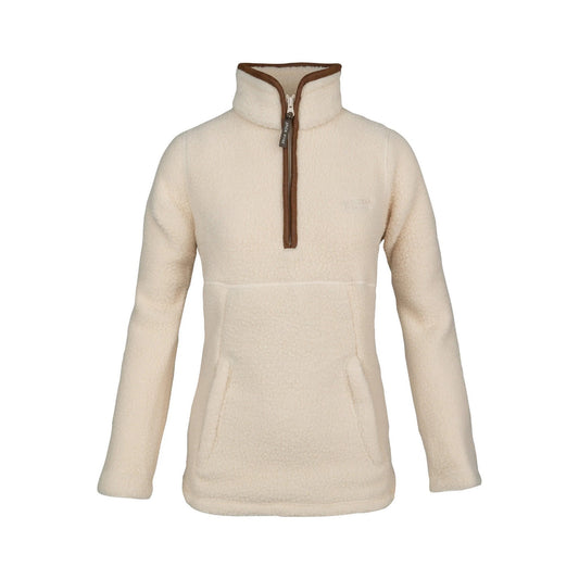 Sailcloth - Front - Jack Pyke Womens-Ladies Sherpa Fleece Quarter Zip Fleece