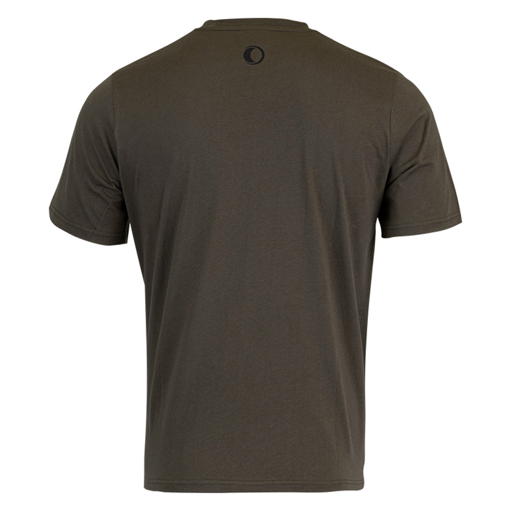 Olive Green - Back - Speero Mens Cotton T-Shirt