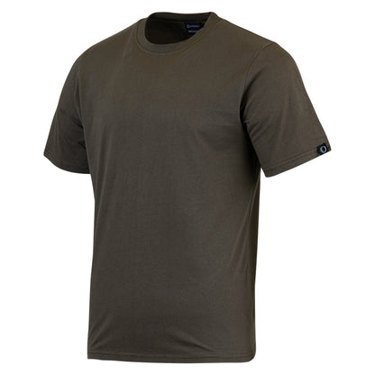 Olive Green - Side - Speero Mens Cotton T-Shirt