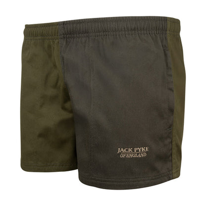Dark Olive - Side - Jack Pyke Mens Yakka Shorts