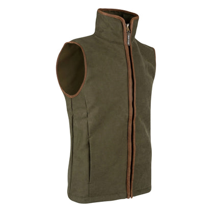 Dark Olive - Side - Jack Pyke Mens Moleskin Technical Gilet