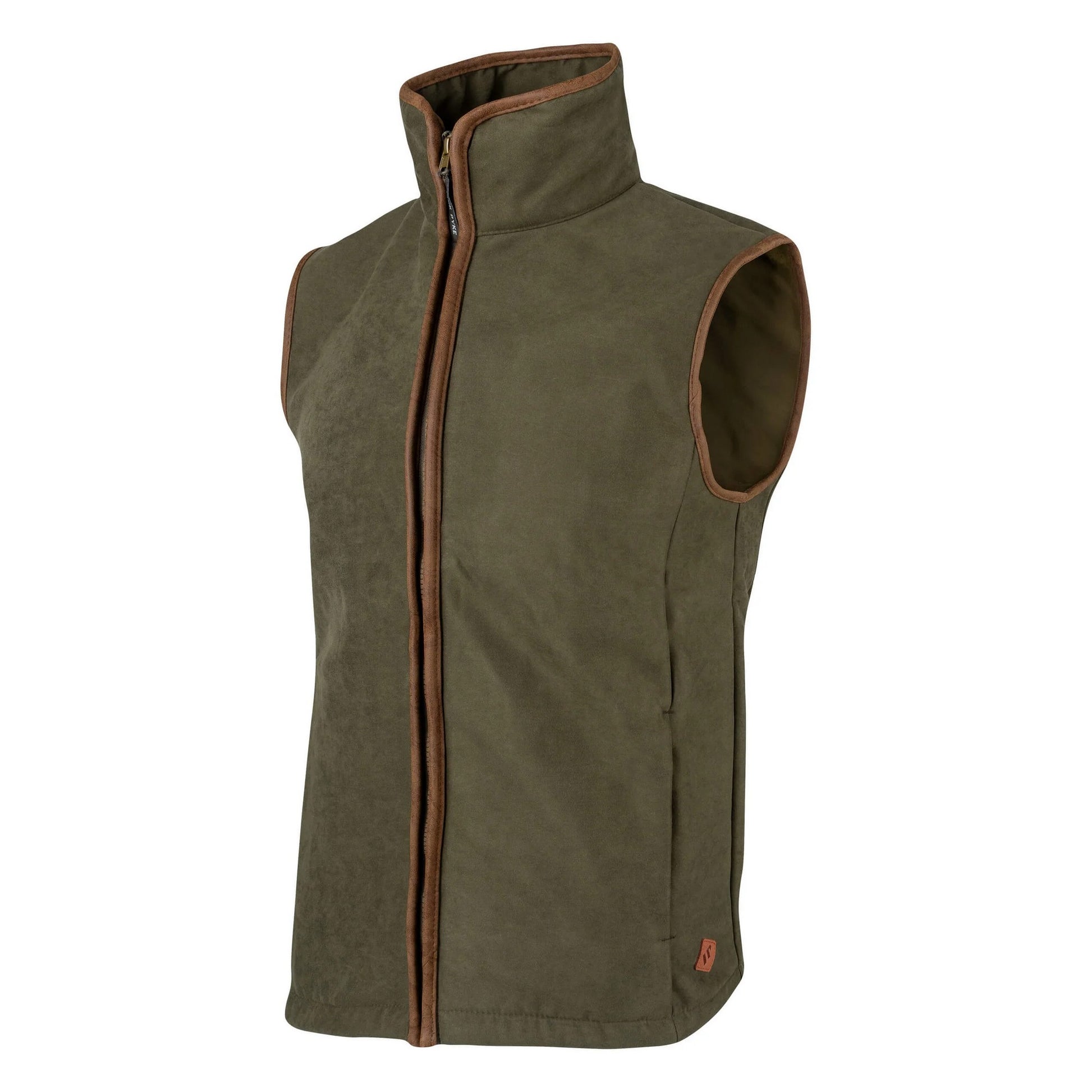 Dark Olive - Lifestyle - Jack Pyke Mens Moleskin Technical Gilet