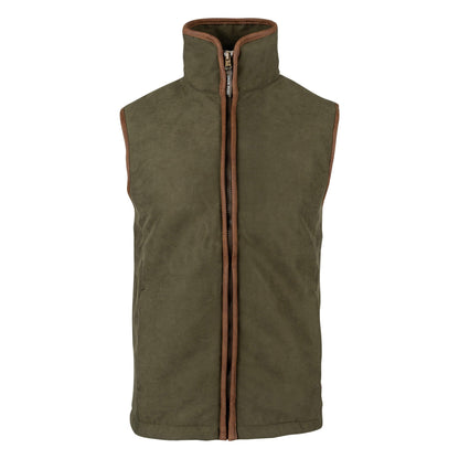 Dark Olive - Front - Jack Pyke Mens Moleskin Technical Gilet