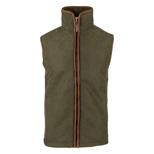 Dark Olive - Front - Jack Pyke Mens Moleskin Technical Gilet