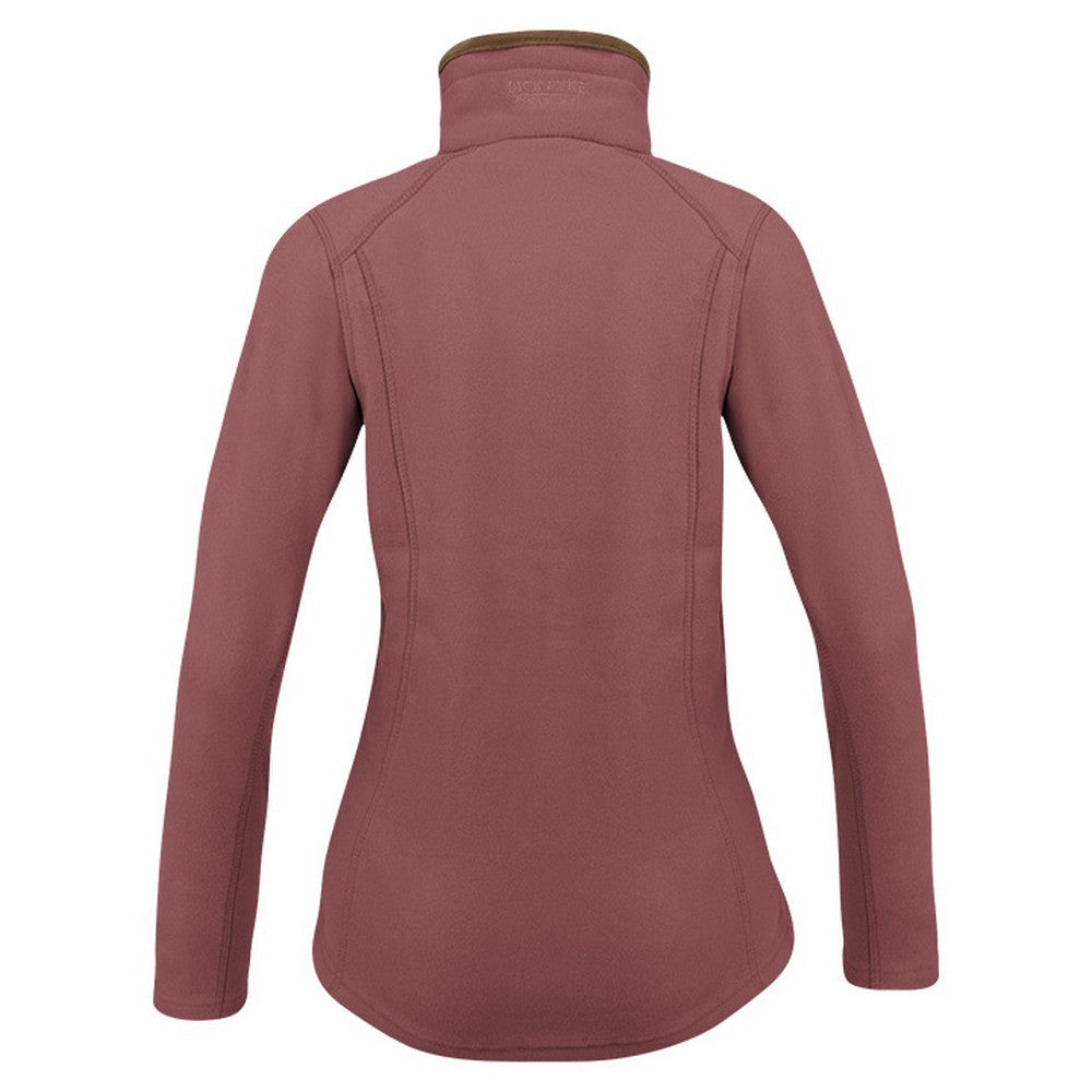 Burnt Copper - Back - Jack Pyke Womens-Ladies Recycled Fleece Jacket
