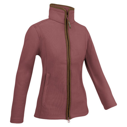 Burnt Copper - Side - Jack Pyke Womens-Ladies Recycled Fleece Jacket
