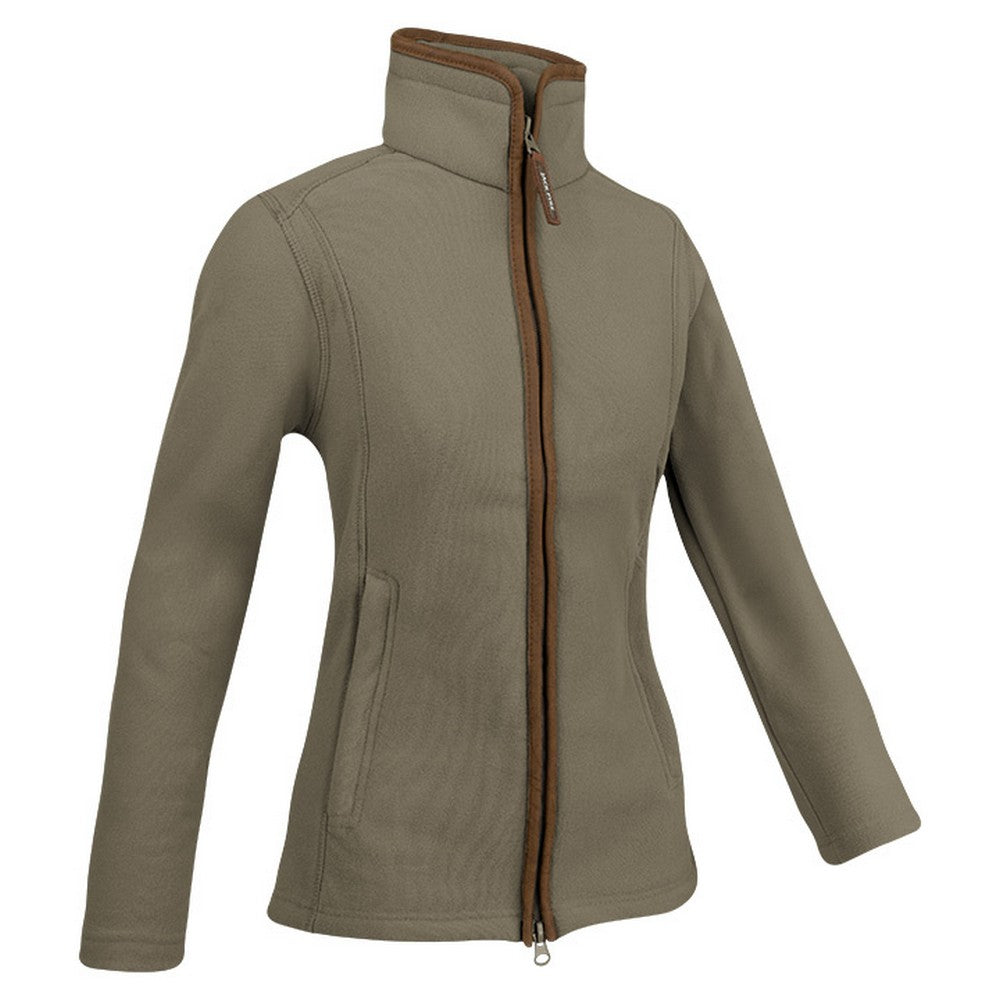 Shitake - Side - Jack Pyke Womens-Ladies Recycled Fleece Jacket
