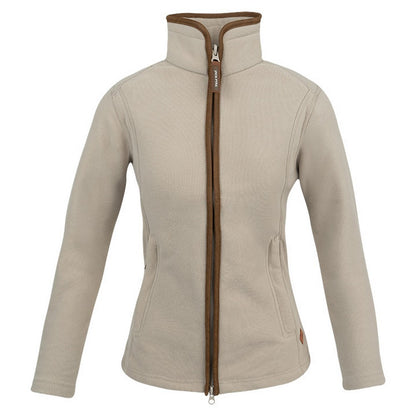 Mushroom - Front - Jack Pyke Womens-Ladies Recycled Fleece Jacket