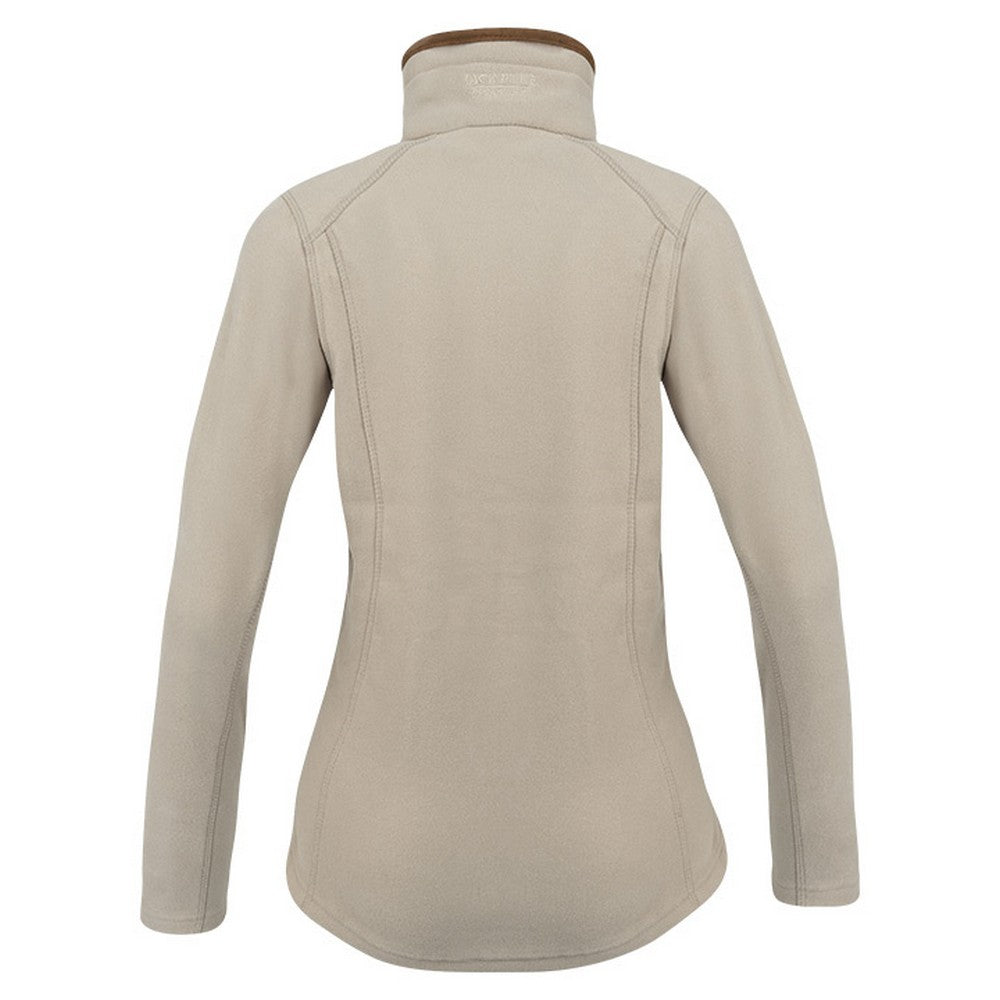 Mushroom - Back - Jack Pyke Womens-Ladies Recycled Fleece Jacket
