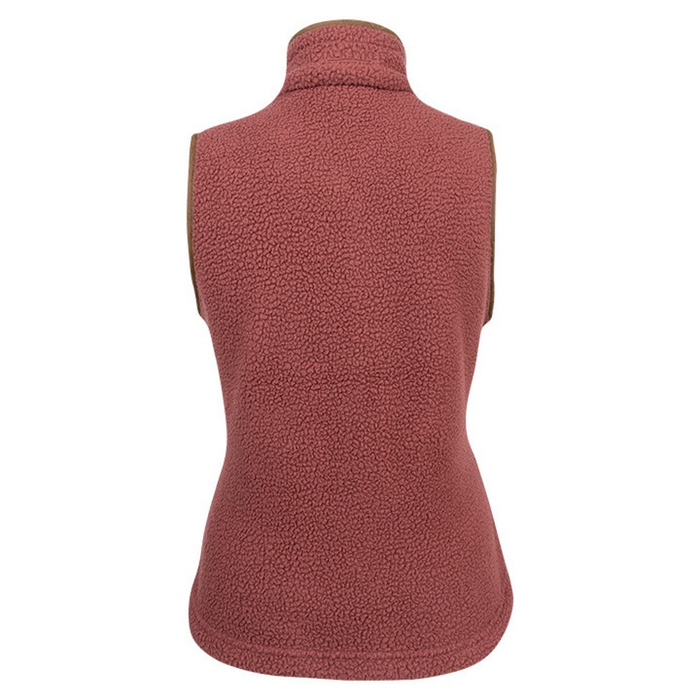 Burnt Copper - Back - Jack Pyke Womens-Ladies Sherpa Fleece Gilet