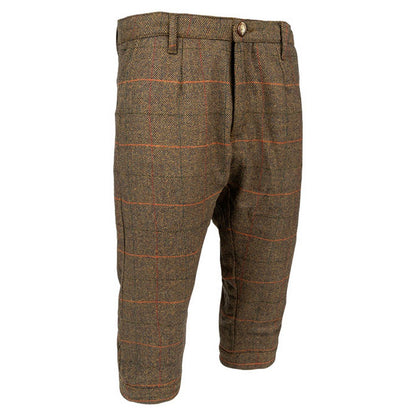 Brown - Side - Jack Pyke Mens Breeks Tweed Waterproof Breeches