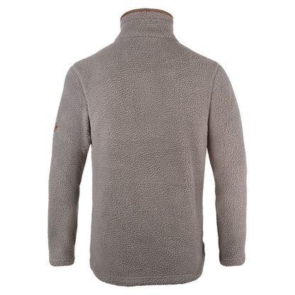 Shitake - Back - Jack Pyke Mens Sherpa Fleece Half Zip Pullover