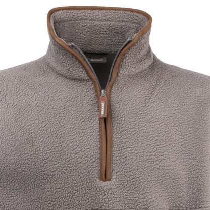Shitake - Close up - Jack Pyke Mens Sherpa Fleece Half Zip Pullover