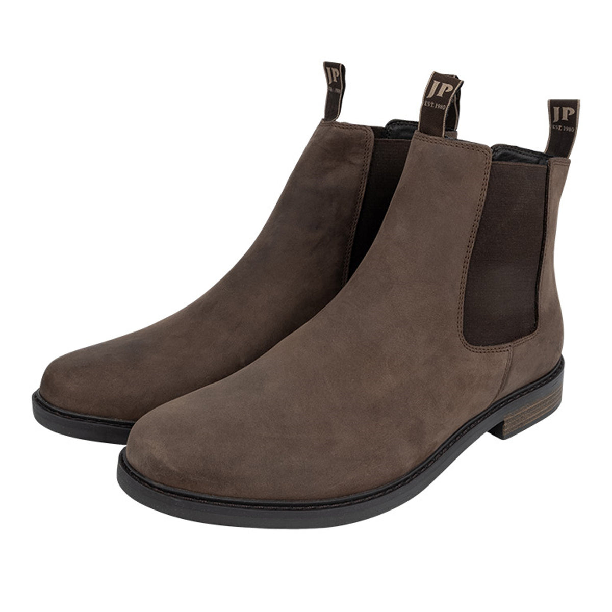 Brown - Side - Jack Pyke Mens Bleasdale Leather Chelsea Boots