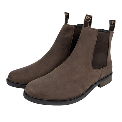 Brown - Side - Jack Pyke Mens Bleasdale Leather Chelsea Boots