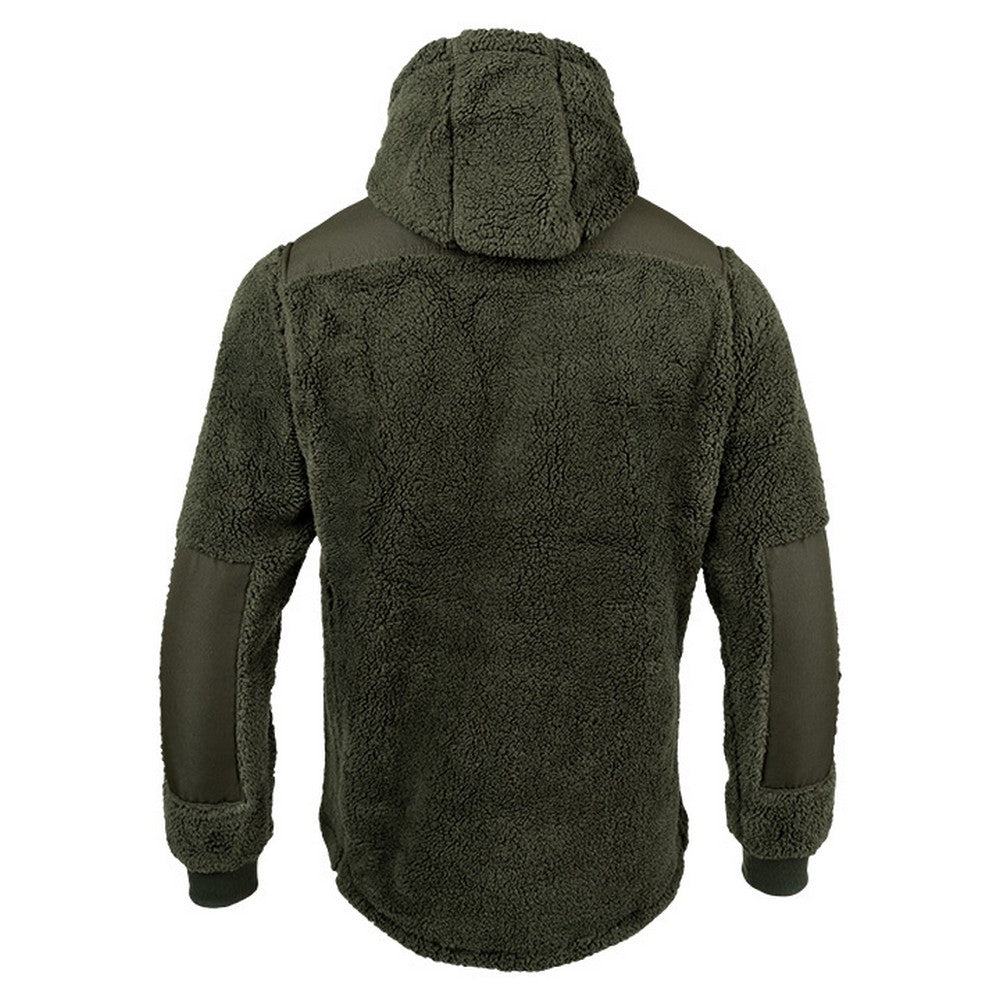 Dark Olive - Back - Speero Mens Gen 2 Sherpa Fleece Hoodie