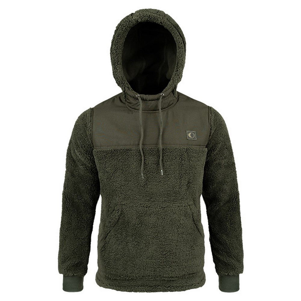 Dark Olive - Front - Speero Mens Gen 2 Sherpa Fleece Hoodie