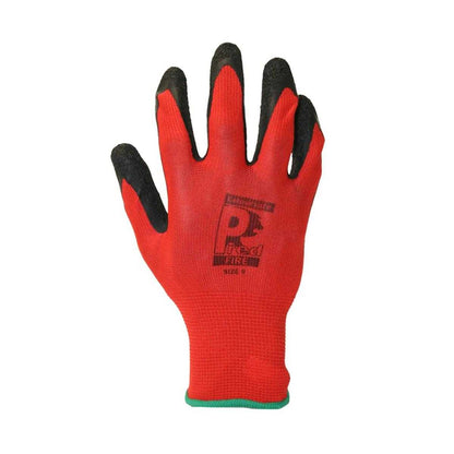 Red-Black - Front - Predator Safety Gloves (Pack of 10)