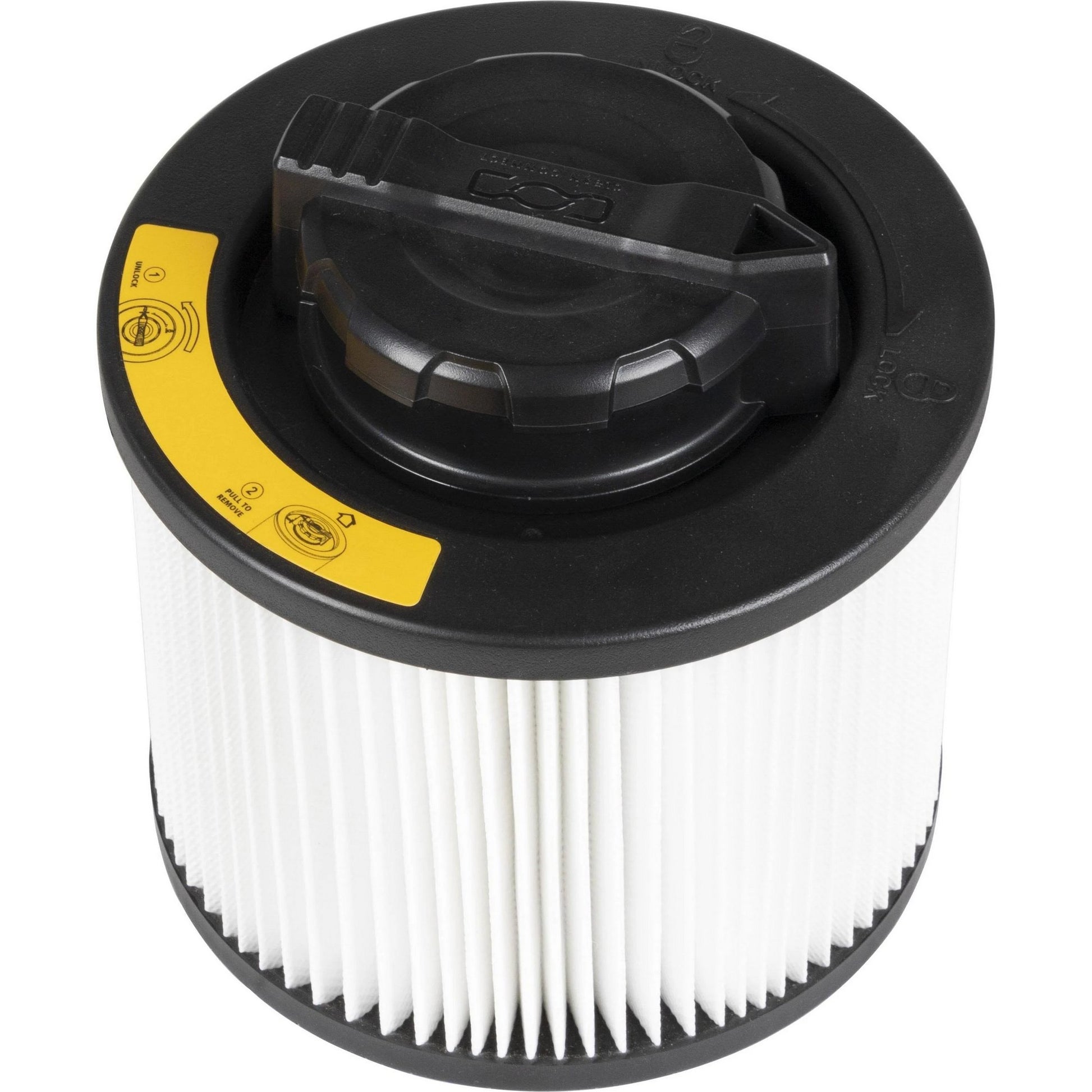 Black - Back - Dewalt Filter Cartridge