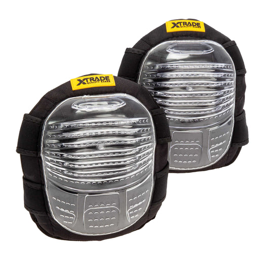 Black-Yellow - Front - XTrade Gel Knee Pads (Pack of 2)