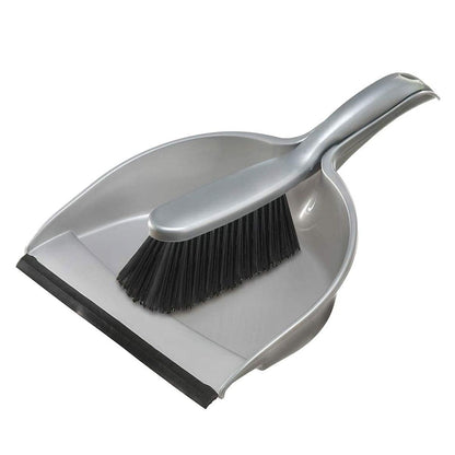 Grey-Black - Front - Harris Seriously Good Dustpan and Brush Set