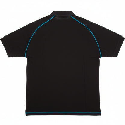Black - Back - Makita Mens Logo Polo Shirt