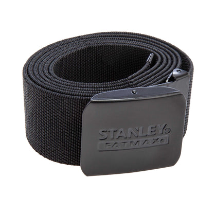 Black - Front - Stanley FatMax Elasticated Work Belt