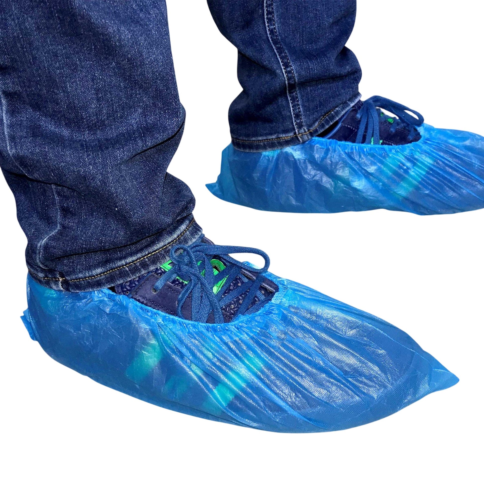 Blue - Back - Punchin Overshoes (Pack of 2000)