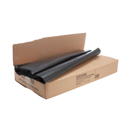 Black - Back - Punchin Heavy Duty Bin Bags (Pack of 100)