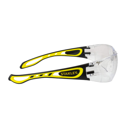 Black - Side - Stanley Wrap Safety Glasses