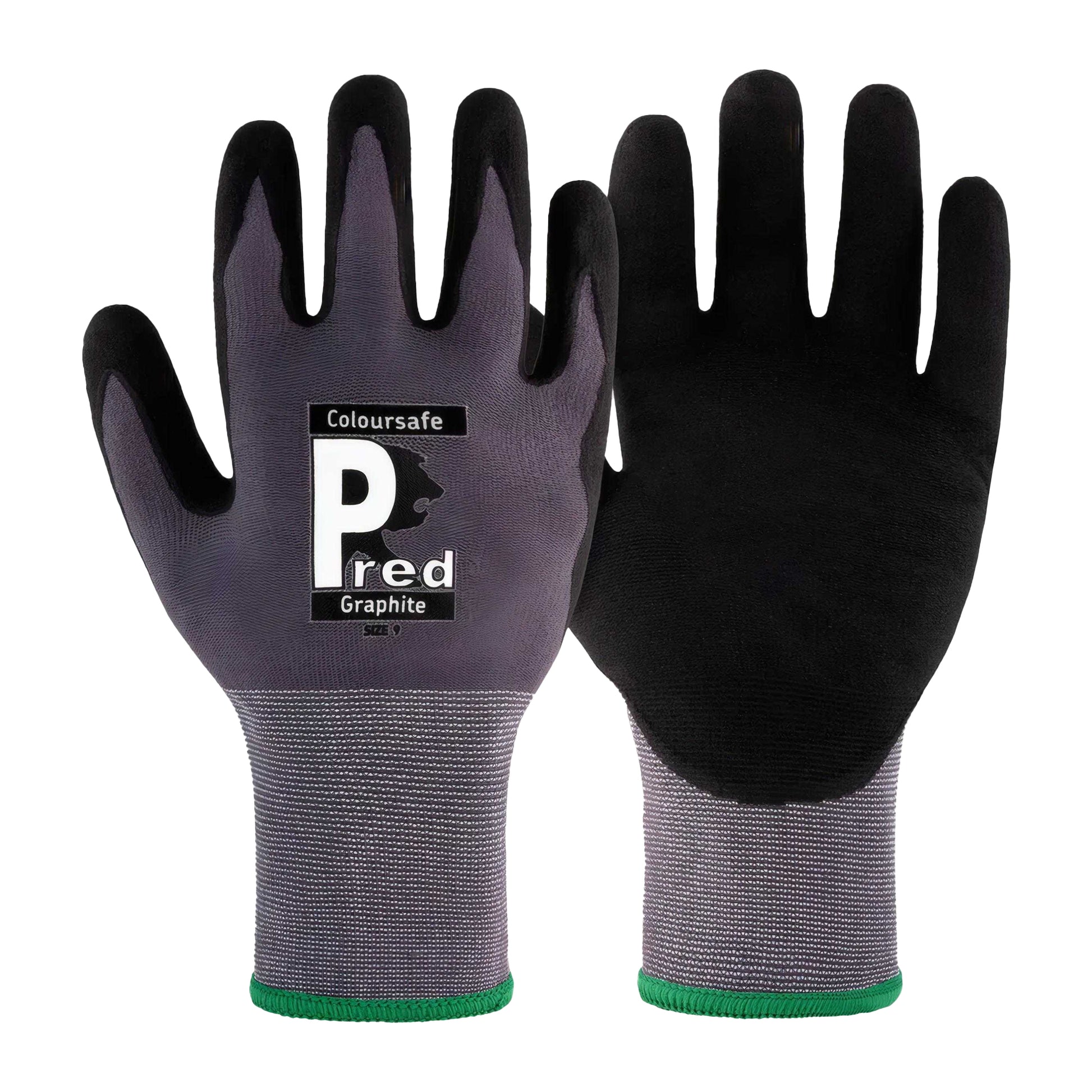 Graphite - Back - Predator Coloursafe Pred Glove (Pack of 10)