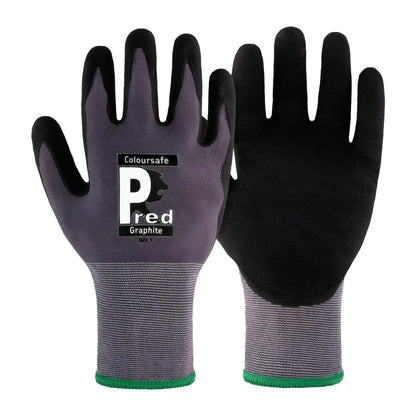 Graphite - Back - Predator Coloursafe Pred Glove (Pack of 10)