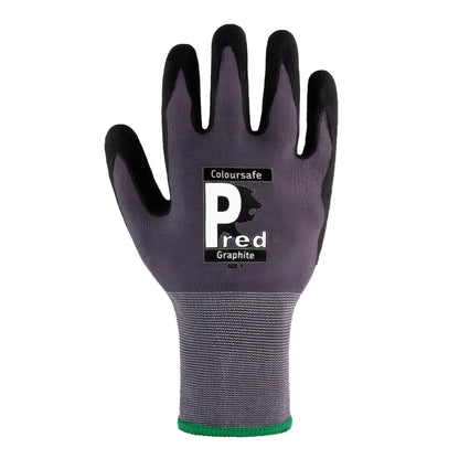 Graphite - Front - Predator Coloursafe Pred Glove (Pack of 10)