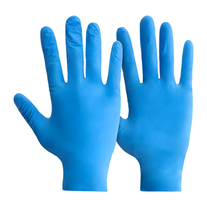 Blue - Back - Predator Mercator Nitrylex Nitrile Gloves (Pack of 100)