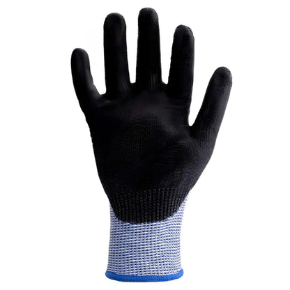 Black-Blue - Back - Predator Ron Coloursafe Pred Safety Gloves (Pack of 10)