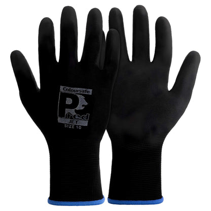 Black - Back - Predator Safety Gloves