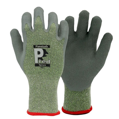 Green - Side - Predator Planetsafe Safety Gloves (Pack of 10)