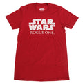Burgundy - Side - Star Wars Rogue One Official Big Chest Logo Burgundy T-Shirt