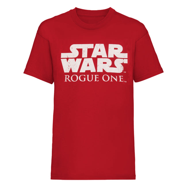 Star Wars Rogue One Official Big Chest Logo Burgundy T Shirt