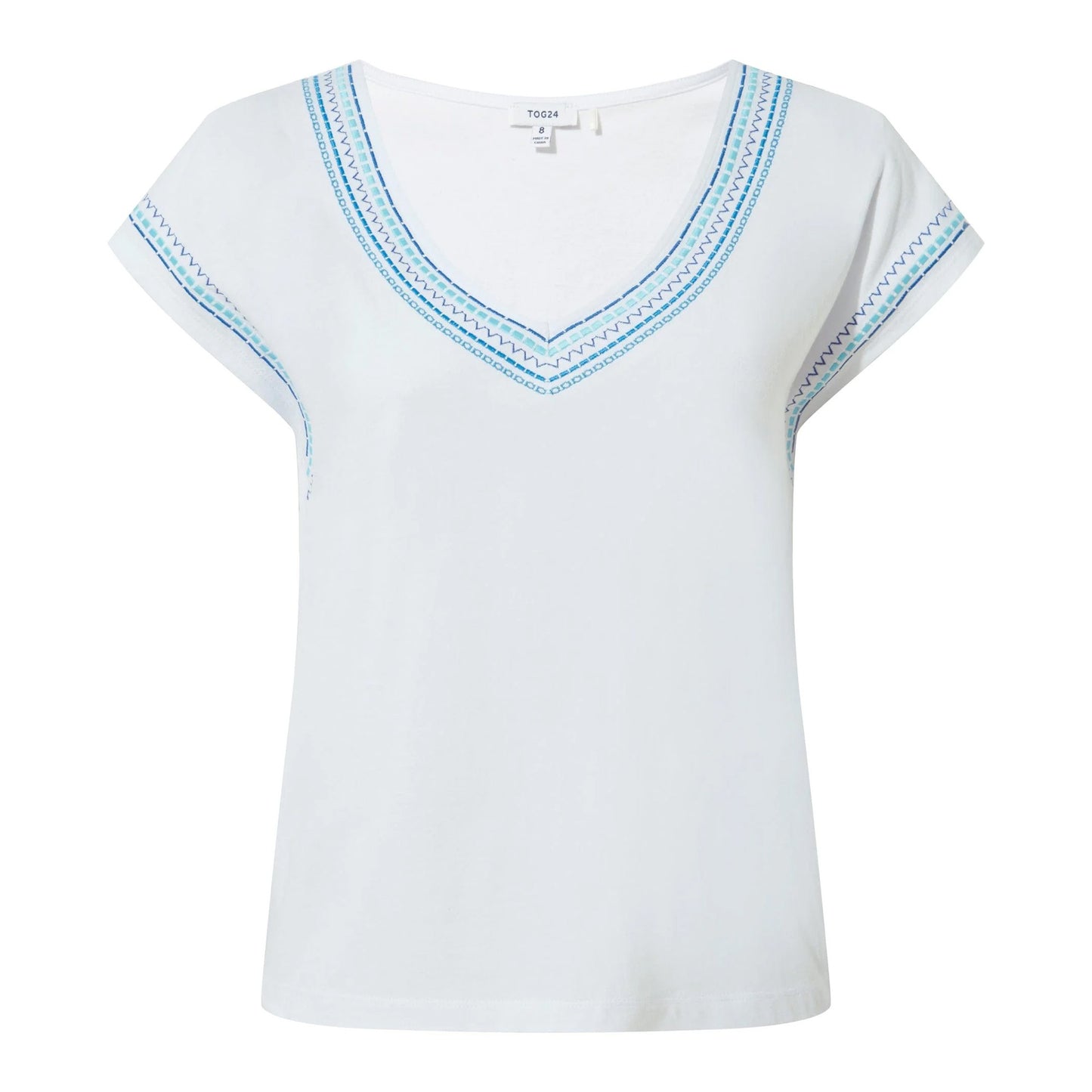 Optic White - Front - TOG24 Womens-Ladies Rina T-Shirt