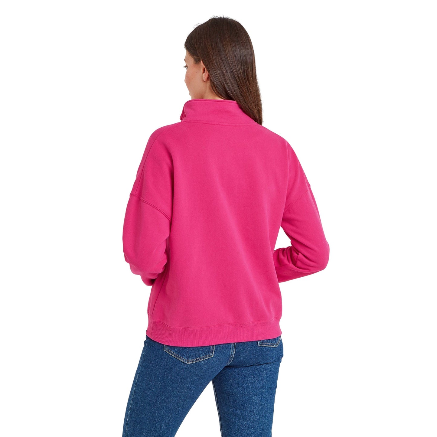 Hibiscus Pink - Back - TOG24 Womens-Ladies Caldene Sweatshirt