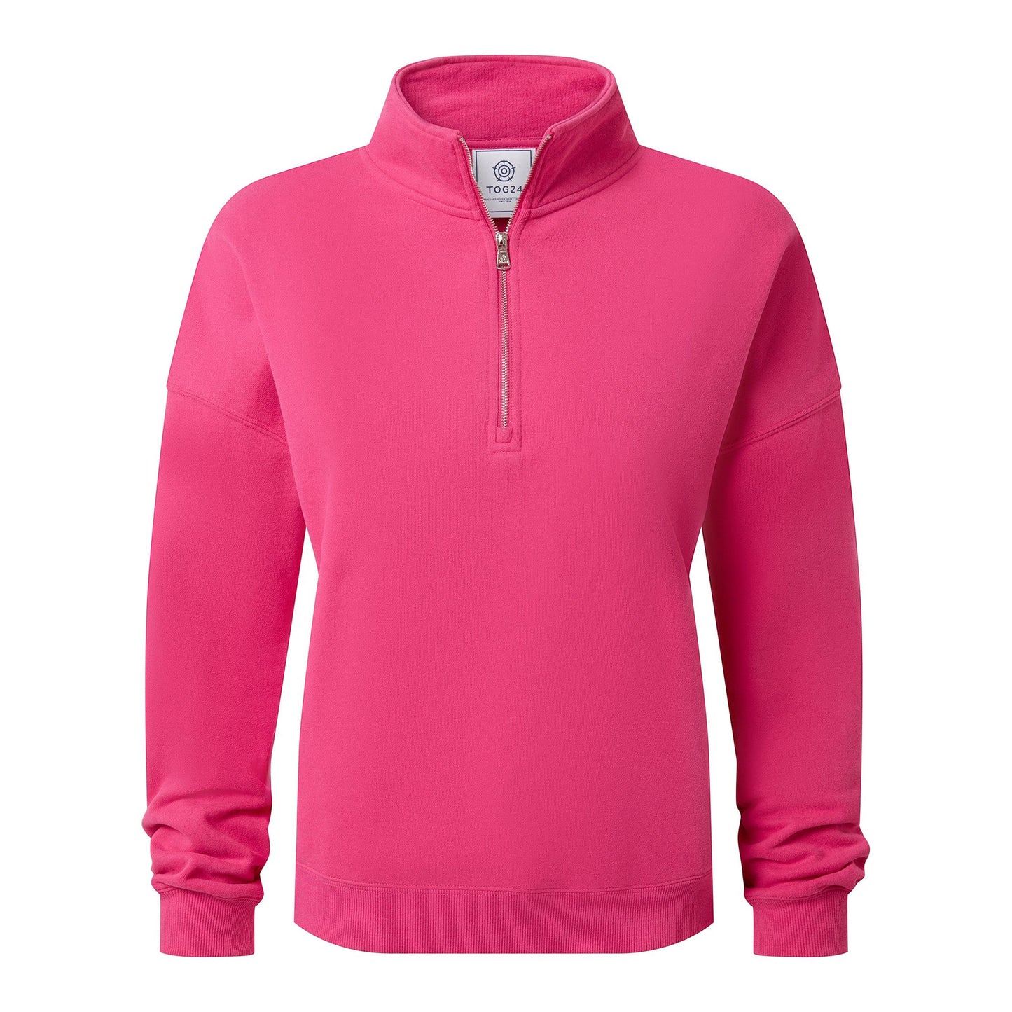 Hibiscus Pink - Front - TOG24 Womens-Ladies Caldene Sweatshirt
