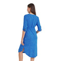 Mykonos Blue - Back - TOG24 Womens-Ladies Claudia Stars Shirt Dress