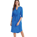 Mykonos Blue - Side - TOG24 Womens-Ladies Claudia Stars Shirt Dress