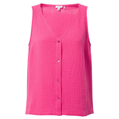 Hibiscus Pink - Front - TOG24 Womens-Ladies Melissa Summer Vest Top